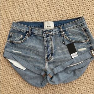 One Teaspoon Blue Denim Shorts- NWT